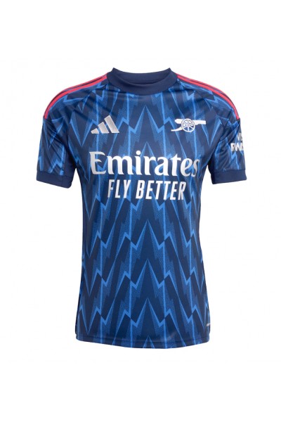 Arsenal Ben White #4 Jalkapallovaatteet Vieraspaita 2025-26 Lyhythihainen Arsenal Ben White #4 Jalkapallovaatteet Vieraspaita 2025-26 Lyhythihainen